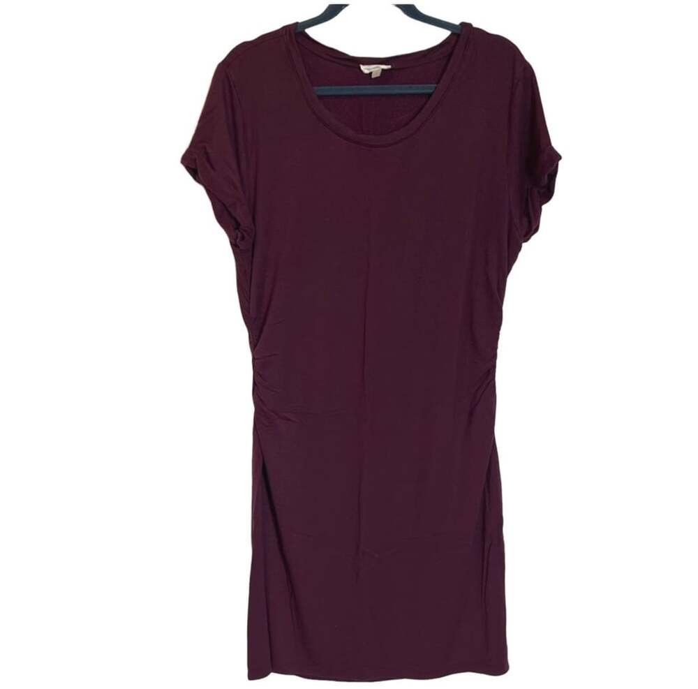 Loft Outlet Lounge Ruched Bodycon T-Shirt Dress